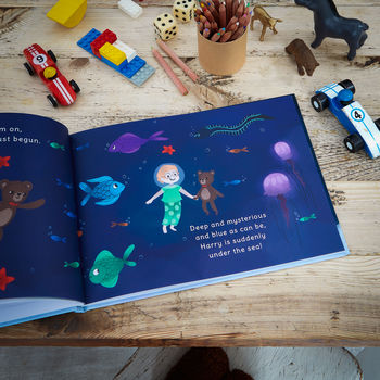 Personalised 'Where Next, Teddy?' Storybook With Bear, 5 of 11