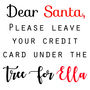 Dear Santa…Christmas Card, thumbnail 2 of 2