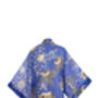 Electric Blue Dynastic Bird Print Light Weight Kimono, thumbnail 5 of 5
