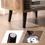 Bedside Nightstand With Drawer And Open Compartment, thumbnail 4 of 6