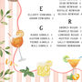 Cocktail Themed Table Plan, thumbnail 5 of 6
