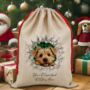 Personalised Christmas Norfolk Terrier Break Through, thumbnail 6 of 10