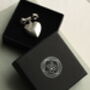Silver Heart Locket Personalised Brooch Pin, thumbnail 10 of 12