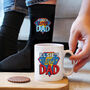 Personalised Super Dad Mug And Socks Set, thumbnail 2 of 3