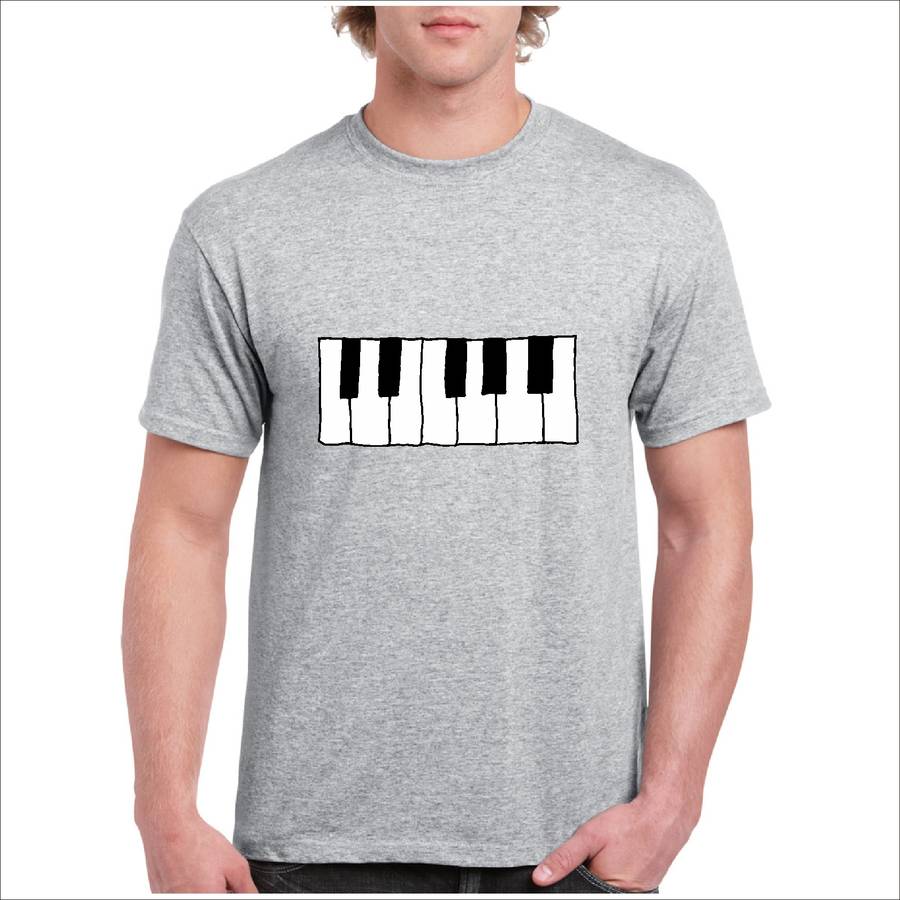 Piano Keys T Shirt By Rael & Pappie