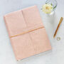 Blush Pink Recycled Starburst Dots A4 Notebook, thumbnail 1 of 2