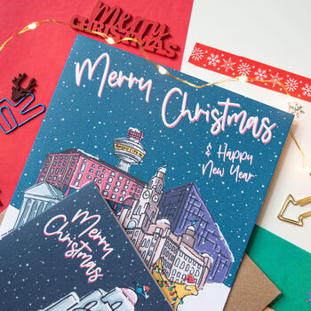 Liverpool Christmas Card Pack, 2 of 6