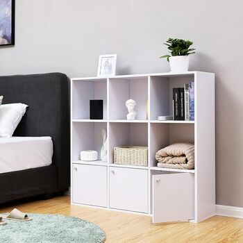 Nine Cube Bookcase Bookshelf Storage Unit, 3 of 7