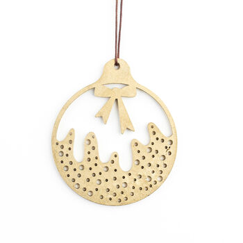 Handmade Brass Christmas Tree Decorations – The Festive Cheer Collection, 7 of 11