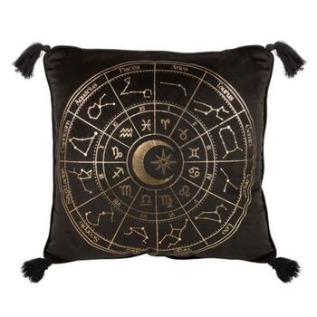 Square Astrology Wheel Cushion 35cm, 3 of 5