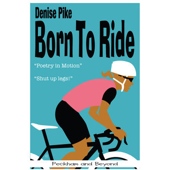Personalised Born To Ride Cycling Print, 4 of 6
