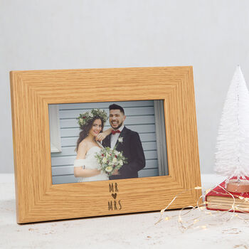 Personalised Couples Anniversary Photo Frame, 3 of 8