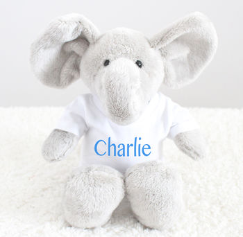 Personalised Ellie Elephant Soft Toy, 3 of 9
