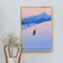 Go Snowboarding Travel Poster Art Print, thumbnail 5 of 8