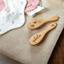 Personalised Wooden Brush Set 3 Pcs Botanical, thumbnail 3 of 12