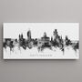 Nottingham Skyline Cityscape Black And White, thumbnail 1 of 12