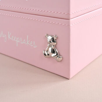 Personalised Baby Keepsake And Photo Box In Blue, 4 of 6