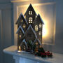 Christmas Wooden Large Light Up House, thumbnail 2 of 3