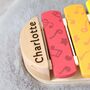 Personalised Rainbow Xylophone Wooden Toy, thumbnail 3 of 4