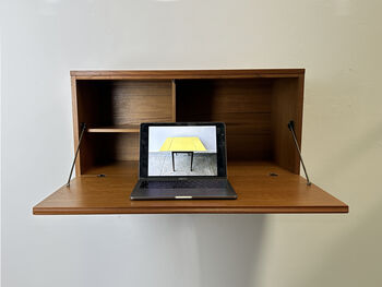 Mid Century Illuminated Desk Cabinet By Beaver And Tapley, 7 of 11