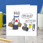 'Sorry You Can't Stick Around' Leaving Card, thumbnail 2 of 2