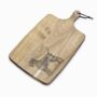 Personalised German Wirehaired Pointer Engraved Acacia Serving Board, thumbnail 11 of 11