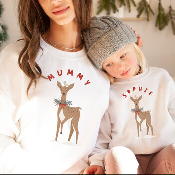 Personalised Family Christmas Sweatshirt With Names, 8 of 10