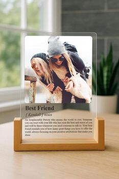 Personalised A5 Acrylic Definition Plaque With Photo Powered By Usb, 5 of 11