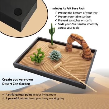 Desert Zen Garden Kit | Southwestern Home Decor, 8 of 9