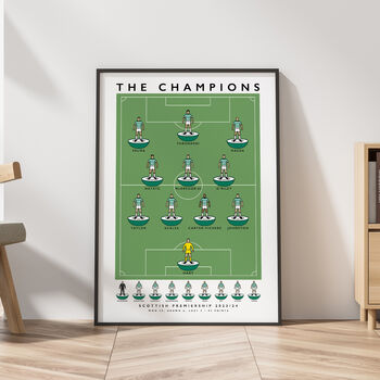 Celtic Fc The Champions 23/24 Poster, 3 of 7