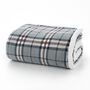 Thomson Check Fleece Throw With Sherpa 41011405, thumbnail 2 of 2