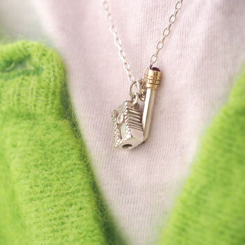 Pencil And Sharpener Necklace, 4 of 11