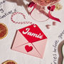 Acrylic Valentines Day Personalised Gift Tag, thumbnail 1 of 2