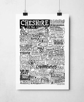 Cheshire Landmarks Print, 2 of 12