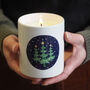 Personalised Christmas Forest Candle, thumbnail 1 of 2