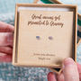 'Great Mums Get Promoted To To Grandma' Heart Earrings, thumbnail 1 of 9