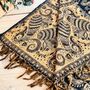 Vintage Paisley Woven Throw Blanket Or Oversized Scarf, thumbnail 3 of 12