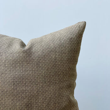 Brown Textured Cushion Cover, 4 of 6