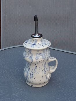 Handmade Ceramic Oil Or Vinegar Bottle, 5 of 5