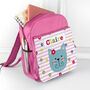 Personalised Girl's Pink Mini Rucksack, thumbnail 6 of 12