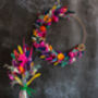 Dried Flower Mini Milk Bottle In Neon Colours, thumbnail 3 of 5