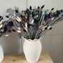 Navy Blue And Grey Dried Flower Arrangement, thumbnail 4 of 6