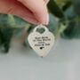 Heart Tag Personalised Silver Charm, thumbnail 1 of 9