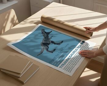 Dinosaurs Predator Series Set Of Four Art Prints, 6 of 12