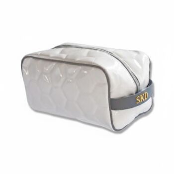 Personalised White Football Wash Bag, 9 of 11