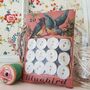 Vintage Button Card Fabric Fragrant Gift Sachet, thumbnail 4 of 6