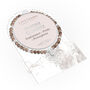 Smoky Quartz And Silver Beads Healing Crystals Bracelet Gift, thumbnail 1 of 6