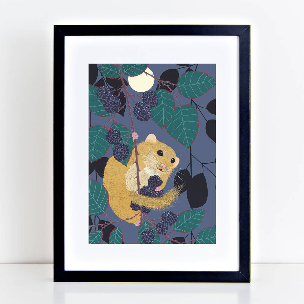 Dormouse Art Print By Bird | notonthehighstreet.com