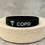 Copd Silicone Medical Alert Wristband, thumbnail 1 of 10