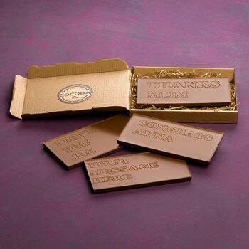 Personalised Engraved Chocolate Bar, 2 of 5